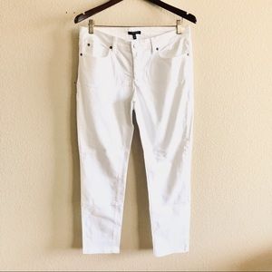 Eileen Fisher || $178 White Skinny Pants